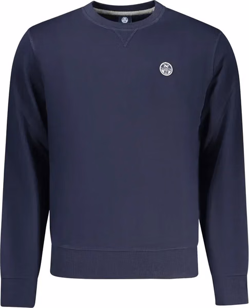 Blue Cotton Men's Sweatshirt
