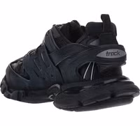 Black Polyethylene Athletic Sneakers 3