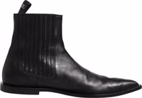 Black Chelsea Men Short Ankle Boots Shoes 5