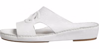 White DG Cutout Slides Slippers Flats Shoes 5