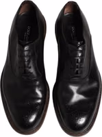 Black Calfskin Leather Oxford Dress Shoes 2