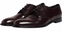 Black Lace Up Leather Dress Derby Men Shoes 3