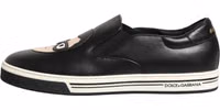 Black Leather Signature Figures Sneakers Shoes 5