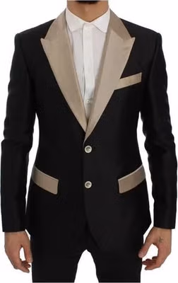 Black Silk Blazer