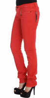 Multicolor Cotton Skinny Jeans 2