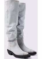 Blue Denim And Rubber Ankle Boots 2