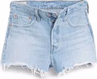Blue Denim Shorts 1