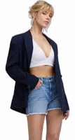 Blue Denim Shorts 1