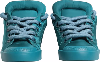 Teal Portofino Men Low Top Sneakers Shoes