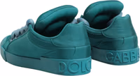 Teal Portofino Men Low Top Sneakers Shoes 4