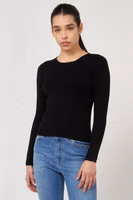 Black Viscose Sweatshirt 1