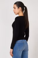Black Viscose Sweatshirt 2