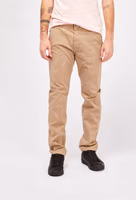 Beige Cotton Casual Pants 1