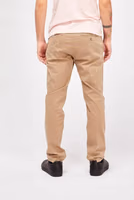 Beige Cotton Casual Pants 2