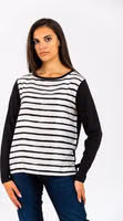 Black Modal Long Sleeve T-Shirt 1