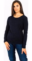 Blue Cotton Long Sleeve T-Shirt 1