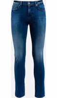 Blue Cotton Slim Fit Jeans 1
