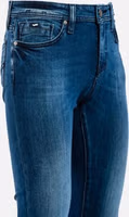 Blue Cotton Slim Fit Jeans 2