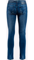 Blue Cotton Slim Fit Jeans 3