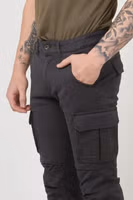 Brown Cotton Cargo Pants 3