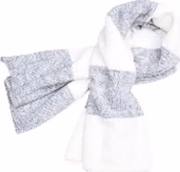 White Marabou Scarf 1