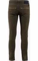 Brown Cotton Casual Pants 3