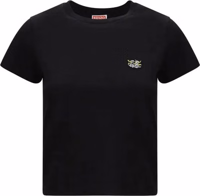Black Cotton T-Shirt