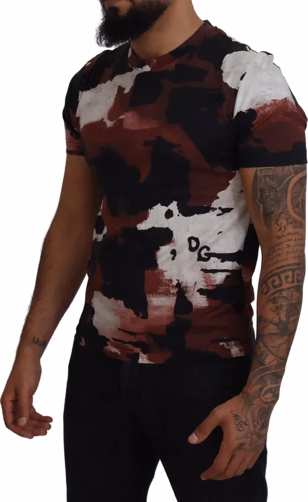 Multicolor Tie Dye Cotton Crew Neck T-shirt