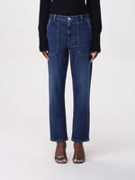 Blue Denim Straight-Leg Jeans 1