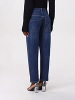Blue Denim Straight-Leg Jeans 2