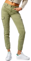 Bicolor Cotton Cargo Pants 1
