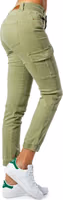 Bicolor Cotton Cargo Pants 2