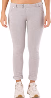 Gray Cotton Skinny Pants 1