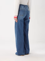 Blue Cotton Flared Jeans 2