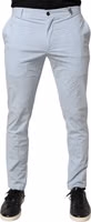 Light Blue Skinny Dress Trouser Pants 1