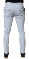 Light Blue Skinny Dress Trouser Pants 4