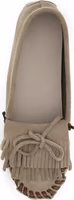 Gray Calf Leather Bos Taurus Moccassin 4