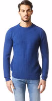 Blue Marabou Sweatshirt 1