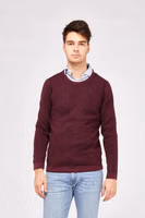 Bordeaux Wool Sweatshirt 1