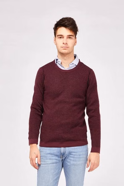 Bordeaux Wool Sweatshirt