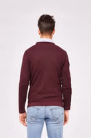 Bordeaux Wool Sweatshirt 2