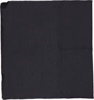 Black Virgin Wool Scarf 1
