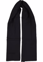 Black Virgin Wool Scarf 2