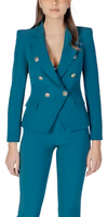 Black Polyester Blazer 1