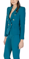 Black Polyester Blazer 2