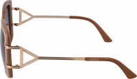 Brown Metal & Plastic Sunglasses 4