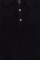 Black Cotton Polo Shirt 3