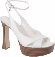 Beige Other Fibres Platform Sandals 2