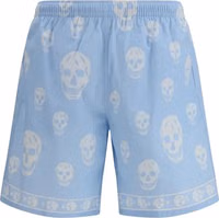 Blue Polyamide Shorts 1
