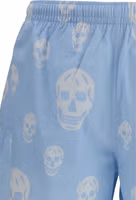 Blue Polyamide Shorts 3